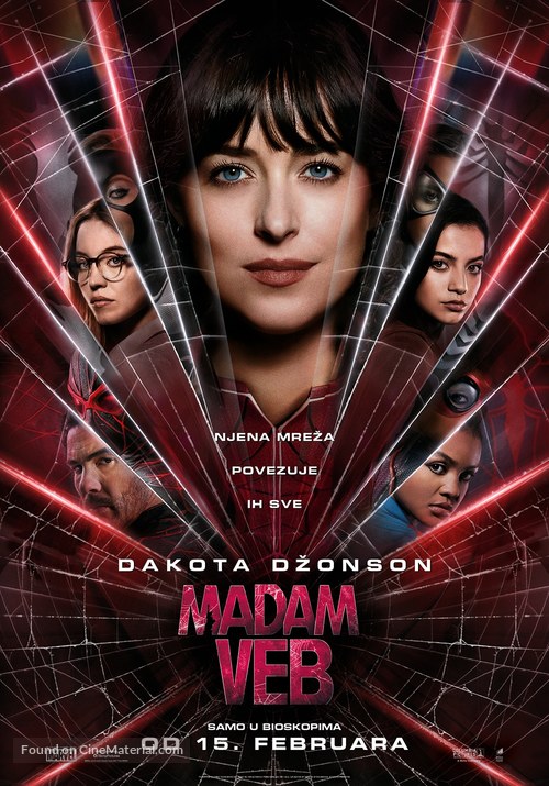 Madame Web - Serbian Movie Poster