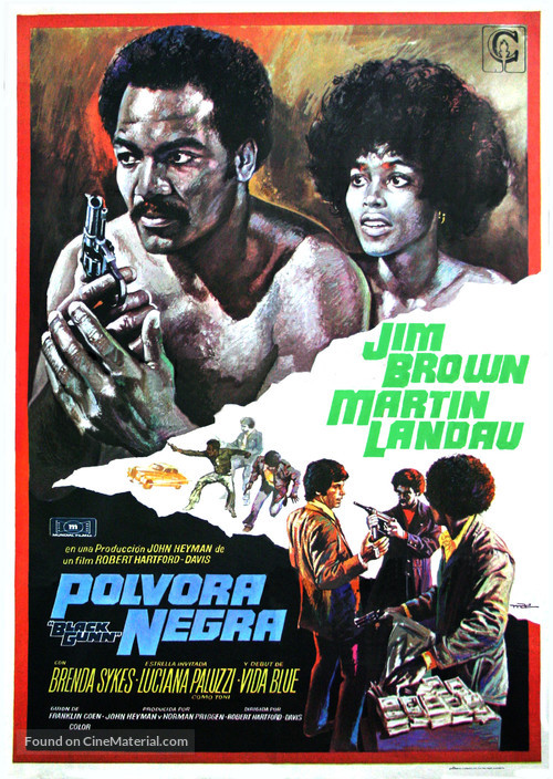 Black Gunn - Spanish Movie Poster