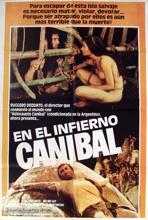 Ultimo mondo cannibale - Argentinian Movie Poster