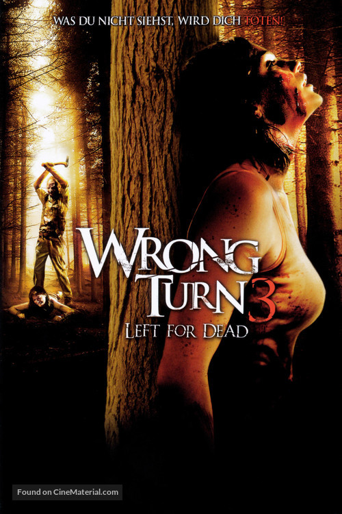 Wrong Turn 3 - German DVD movie cover