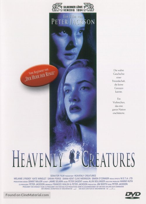 Heavenly Creatures - Czech DVD movie cover