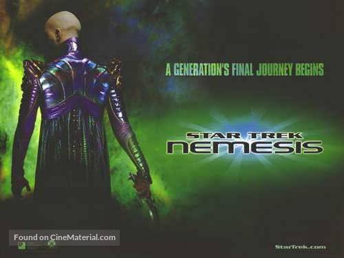 Star Trek: Nemesis - British Movie Poster