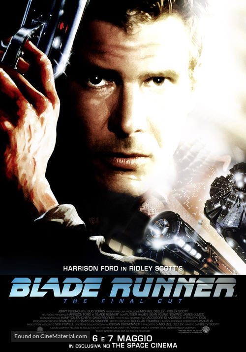 Blade Runner - Italian Re-release movie poster