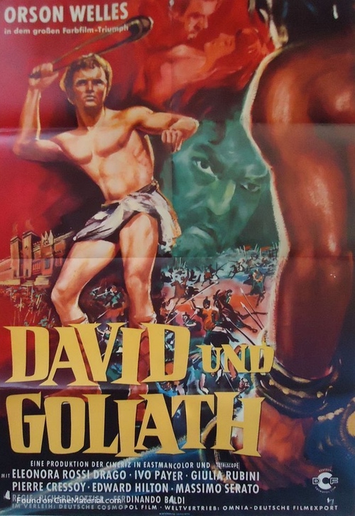 David e Golia - German Movie Poster