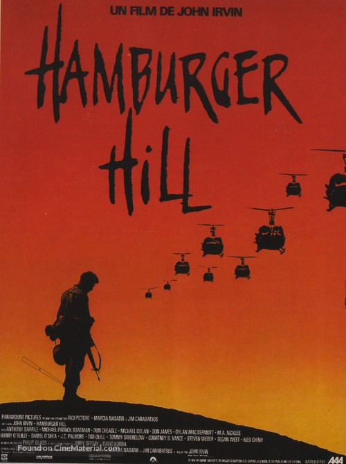 Hamburger Hill - French Movie Poster