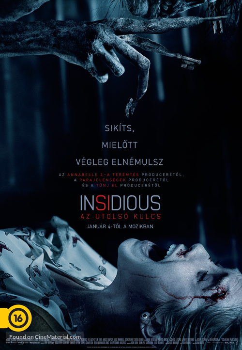 Insidious: The Last Key - Hungarian Movie Poster