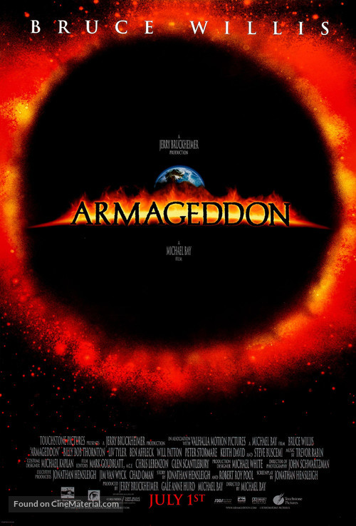 Armageddon - Advance movie poster