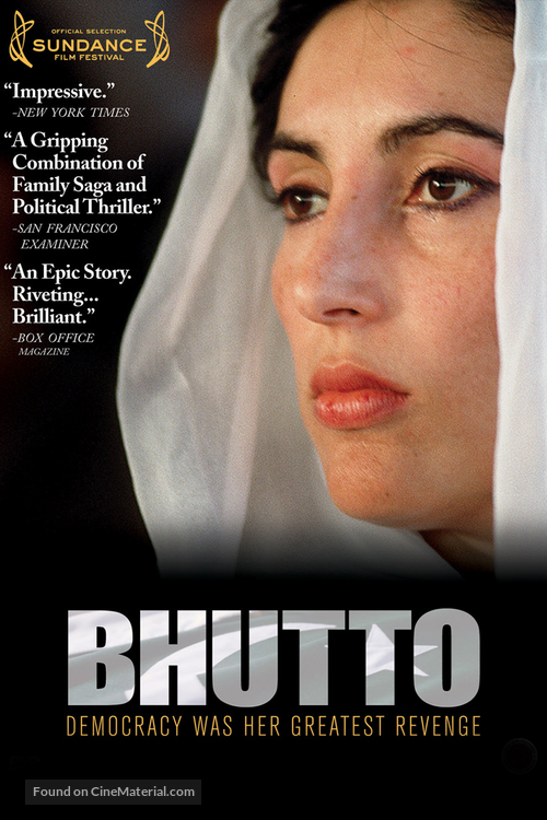 Benazir Bhutto - DVD movie cover