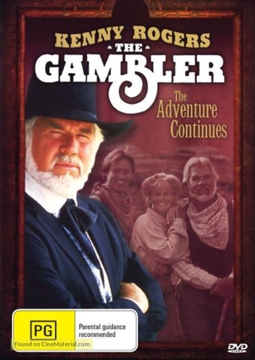 Kenny Rogers as The Gambler: The Adventure Continues - Australian Movie Cover