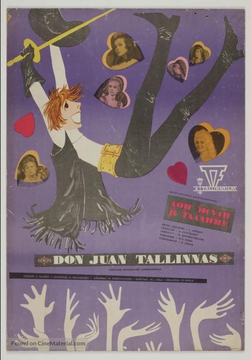 Don Juan Tallinnas - Estonian Movie Poster