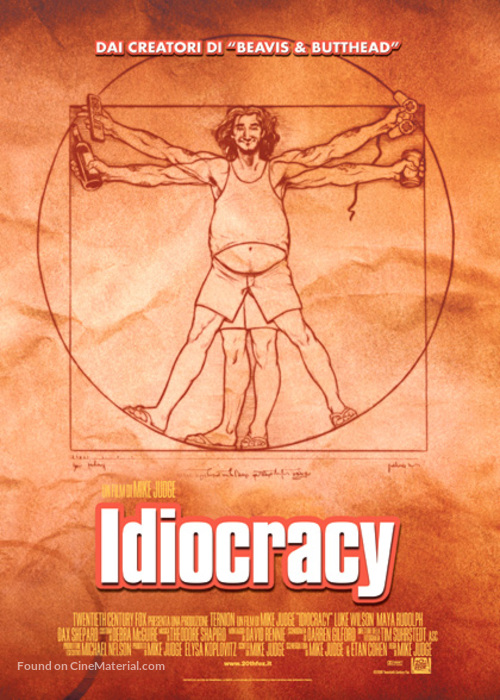 Idiocracy - Italian Theatrical movie poster