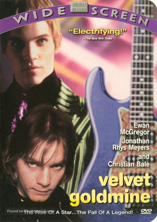Velvet Goldmine - DVD movie cover