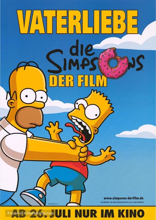 The Simpsons Movie - German Movie Poster