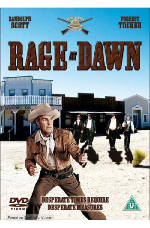 Rage at Dawn - British Movie Cover