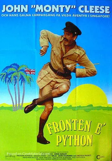 Privates on Parade - Swedish Movie Poster