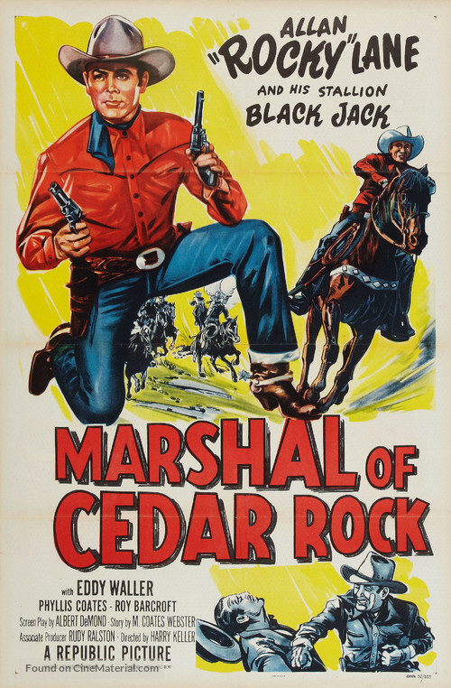 Marshal of Cedar Rock - Movie Poster