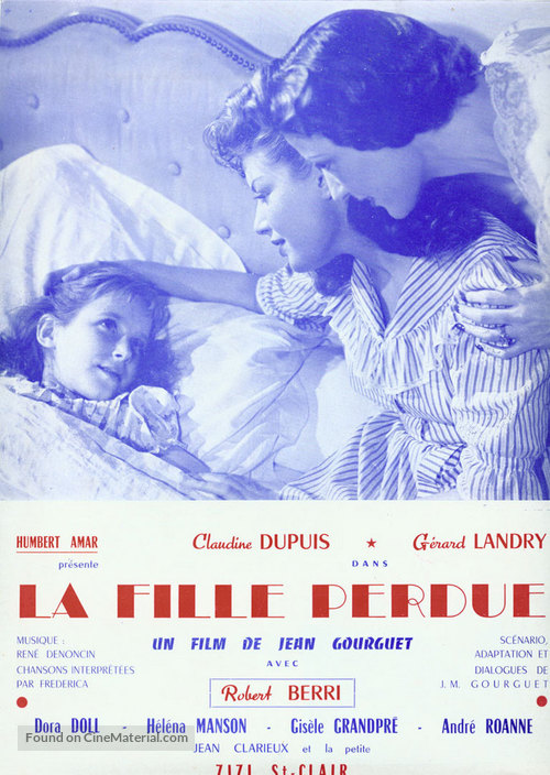 La fille perdue - French Movie Poster