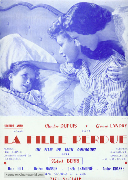 La fille perdue - French Movie Poster