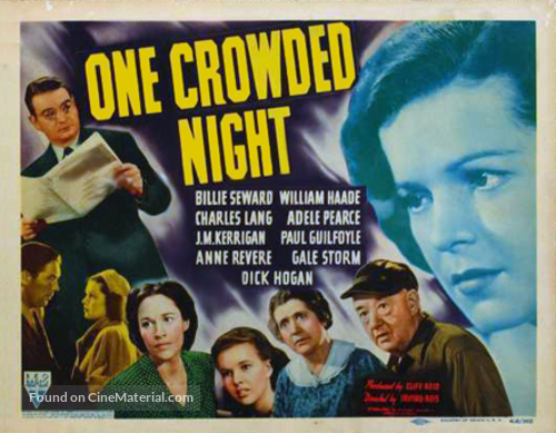 One Crowded Night - Movie Poster
