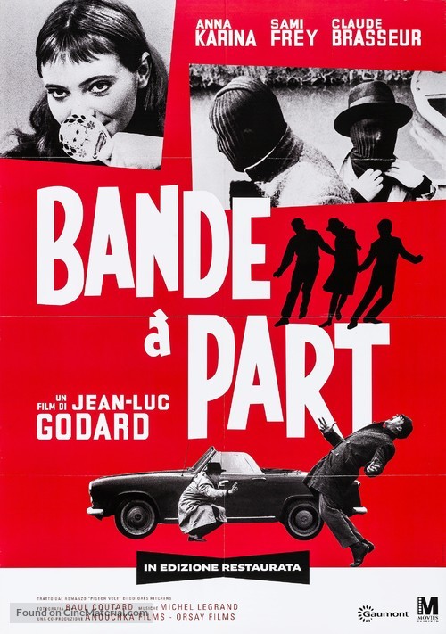 Bande &agrave; part - Italian Re-release movie poster