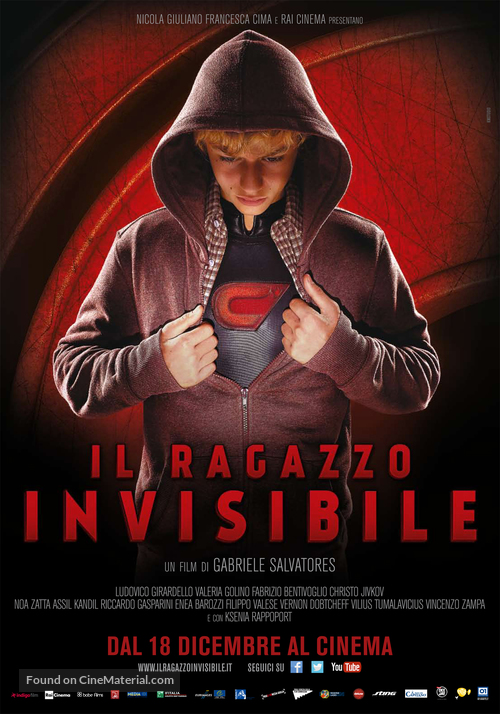 Il ragazzo invisibile - Italian Movie Poster