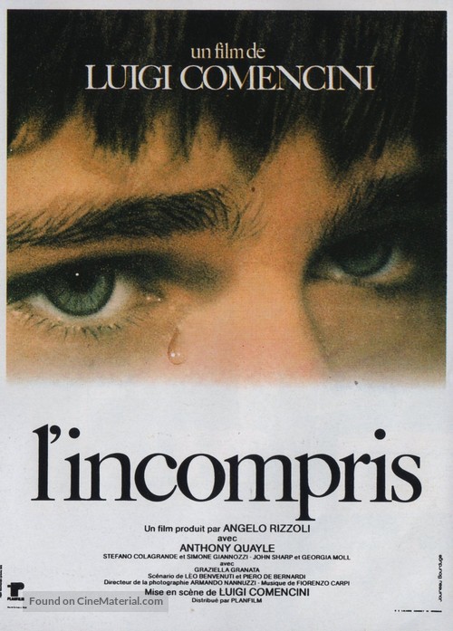 Incompreso - French Movie Poster