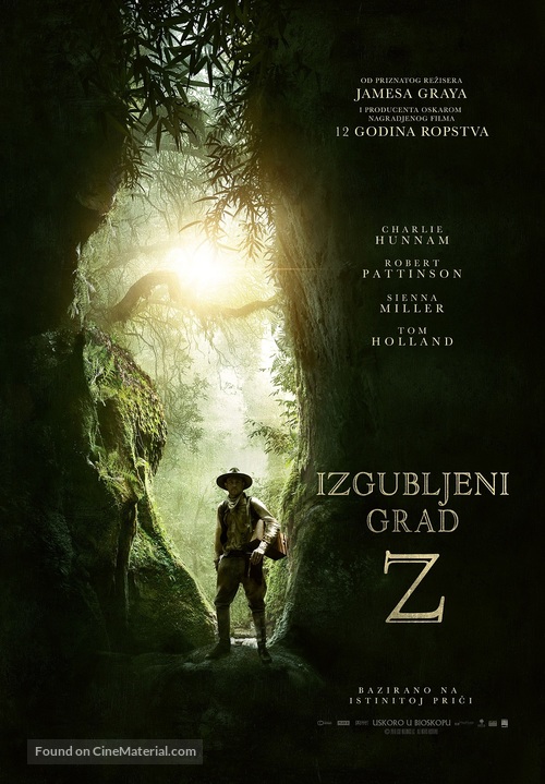 The Lost City of Z - Serbian Movie Poster