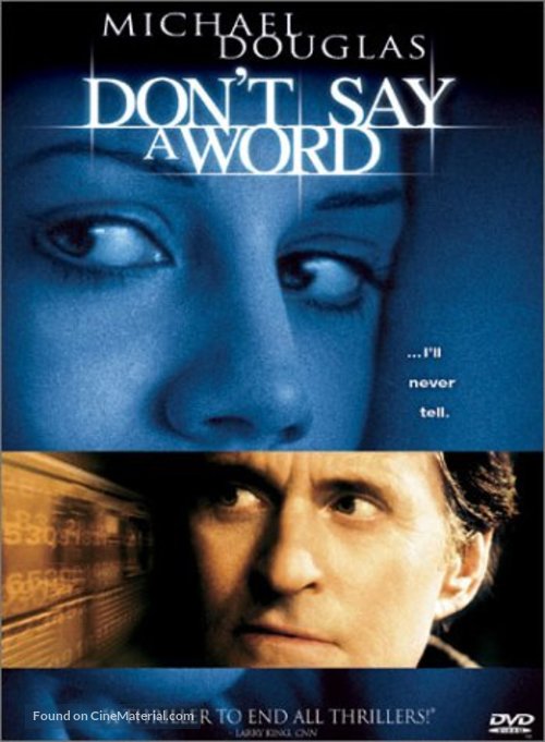 Don&#039;t Say A Word - DVD movie cover