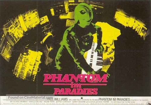 Phantom of the Paradise - German Theatrical movie poster