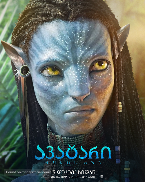 Avatar: The Way of Water - Georgian Movie Poster