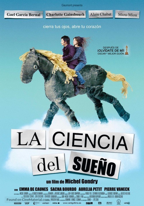 La science des r&ecirc;ves - Spanish Movie Poster