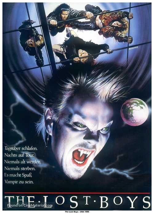 The Lost Boys - German Movie Poster