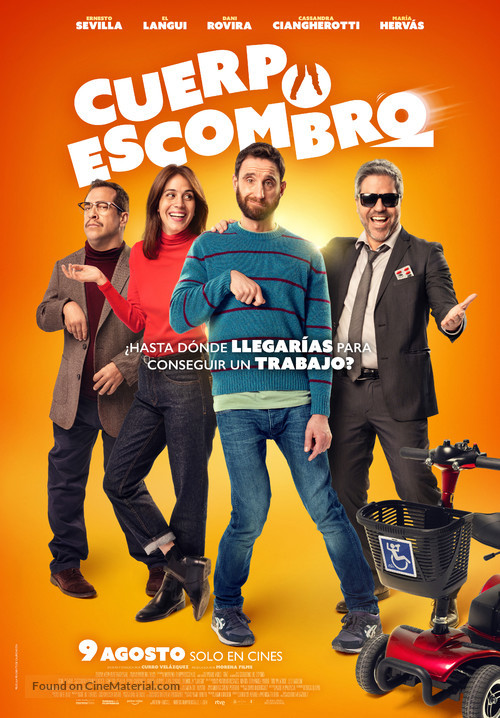 Cuerpo escombro - Spanish Movie Poster