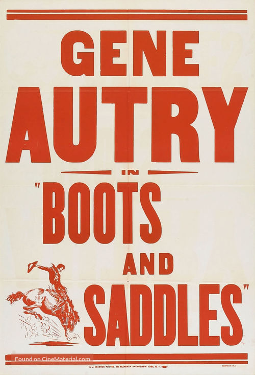 Boots and Saddles - Re-release movie poster
