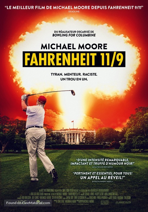 Fahrenheit 11/9 - French Movie Poster
