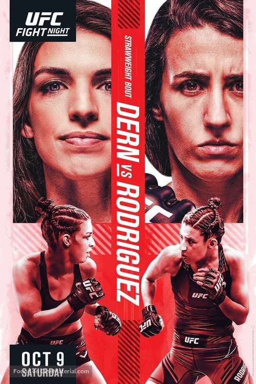 &quot;UFC on ESPN&quot; Dern vs. Rodriguez - Movie Poster