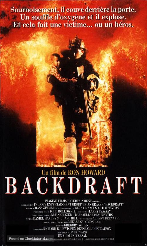 Backdraft - French VHS movie cover