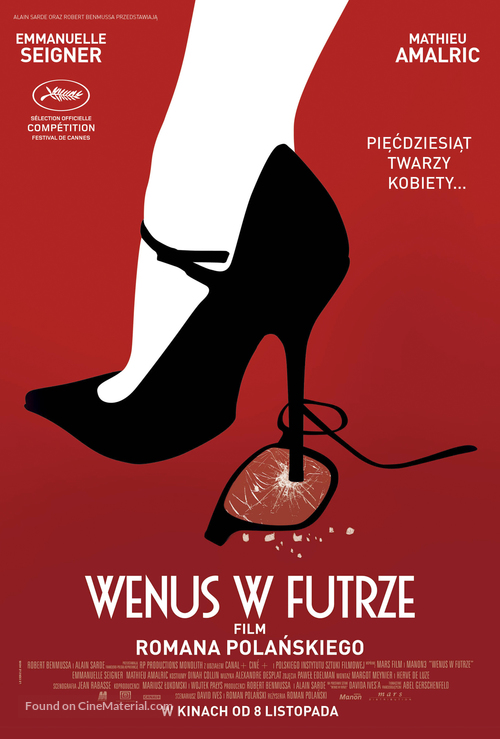 La V&eacute;nus &agrave; la fourrure - Polish Movie Poster