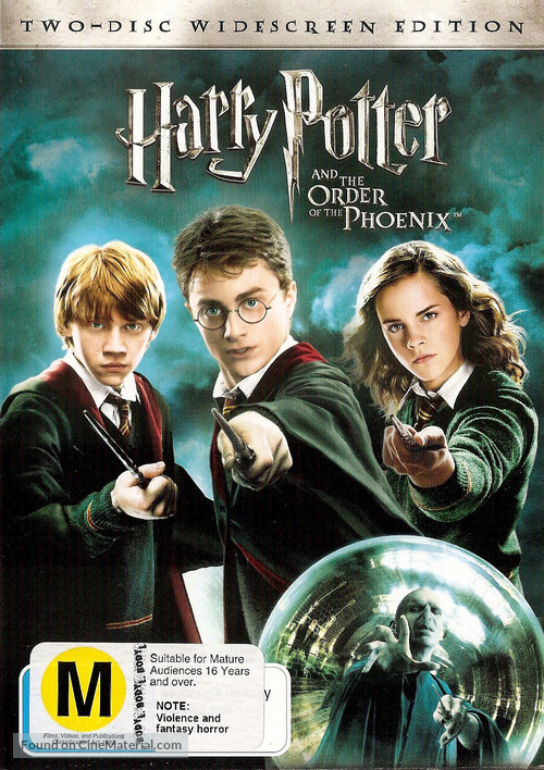 Harry Potter and the Order of the Phoenix - New Zealand DVD movie cover