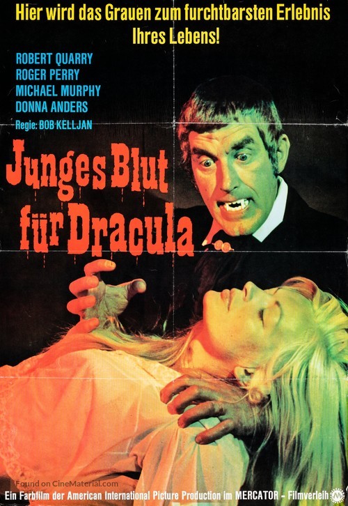 Count Yorga, Vampire - German Movie Poster