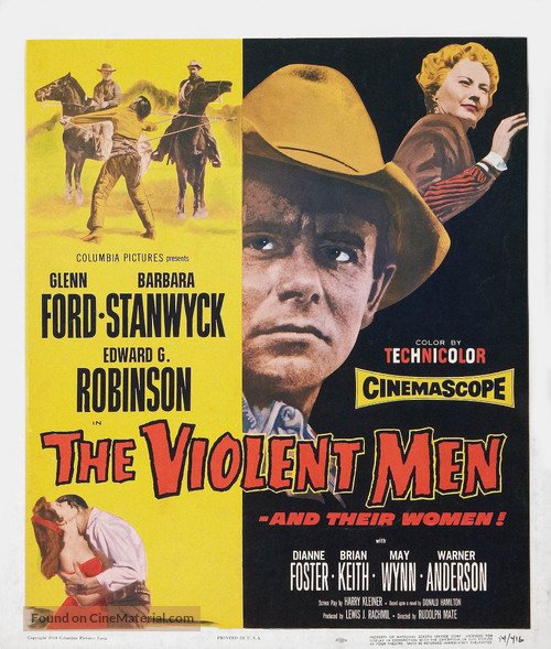 The Violent Men - Movie Poster