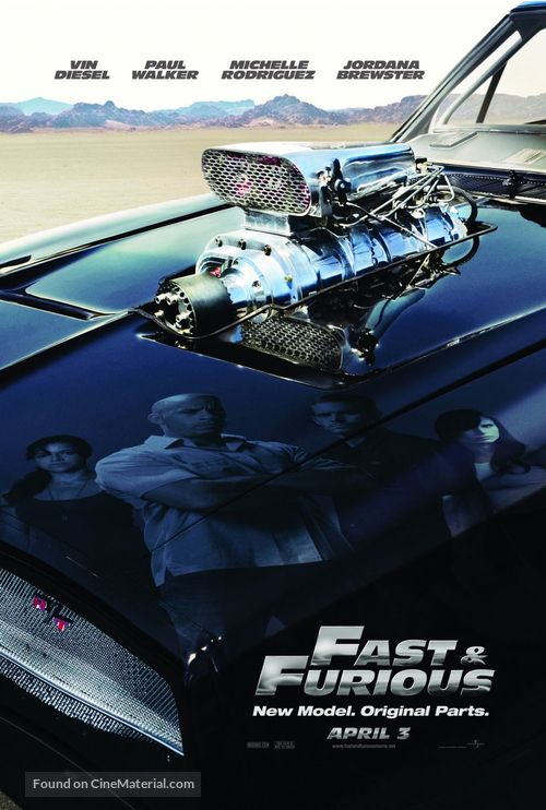 Fast &amp; Furious - Movie Poster