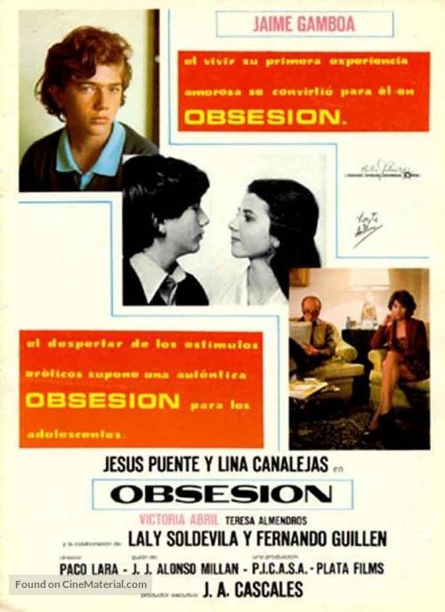 Obsesi&oacute;n - Spanish Movie Poster