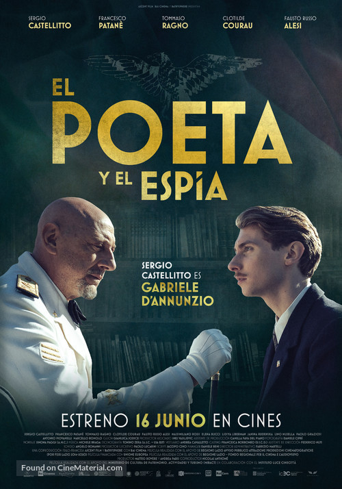 Il cattivo poeta - Spanish Movie Poster