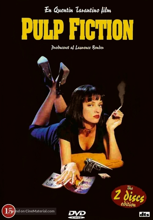 Pulp Fiction - Danish DVD movie cover