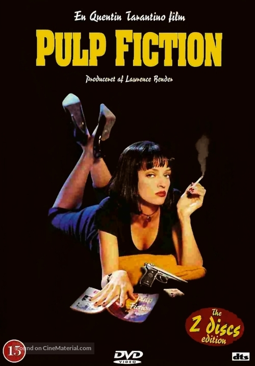 Pulp Fiction - Danish DVD movie cover