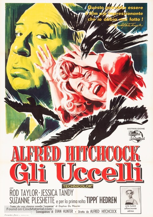 The Birds - Italian Movie Poster