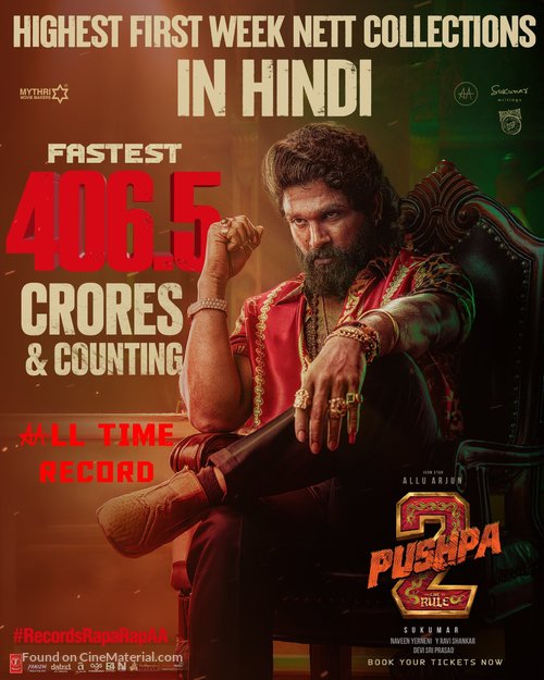 Pushpa: The Rule - Part 2 - Indian Movie Poster