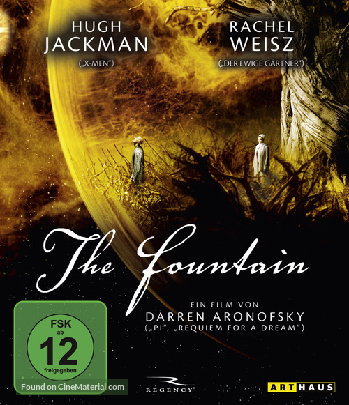 The Fountain - German Blu-Ray movie cover