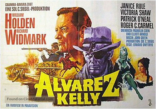 Alvarez Kelly - German Movie Poster